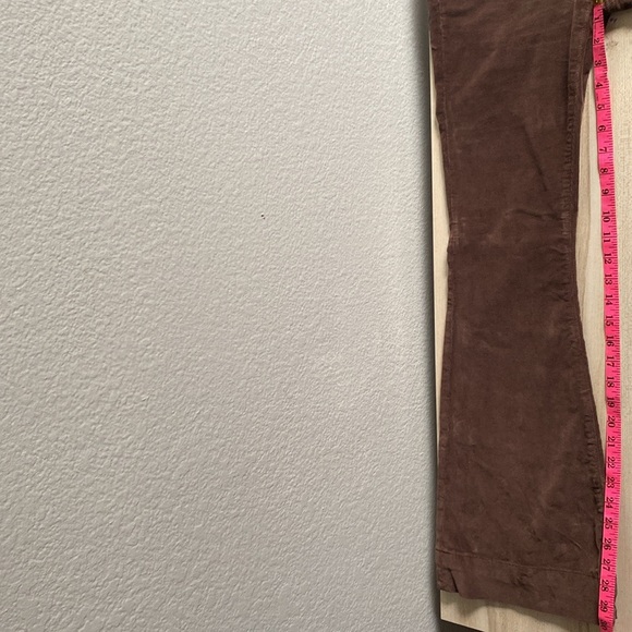 Veronica Beard Sheridan Bell Bottom Flare Corduroy Pants in Brown Size 25 - Picture 13 of 15